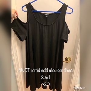 Torrid cold shoulder dress